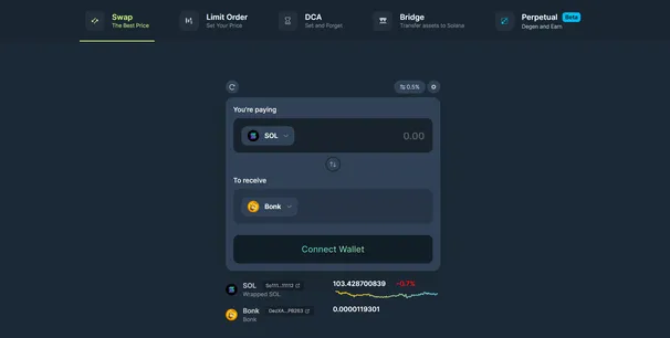 Swapping tokens on Solana